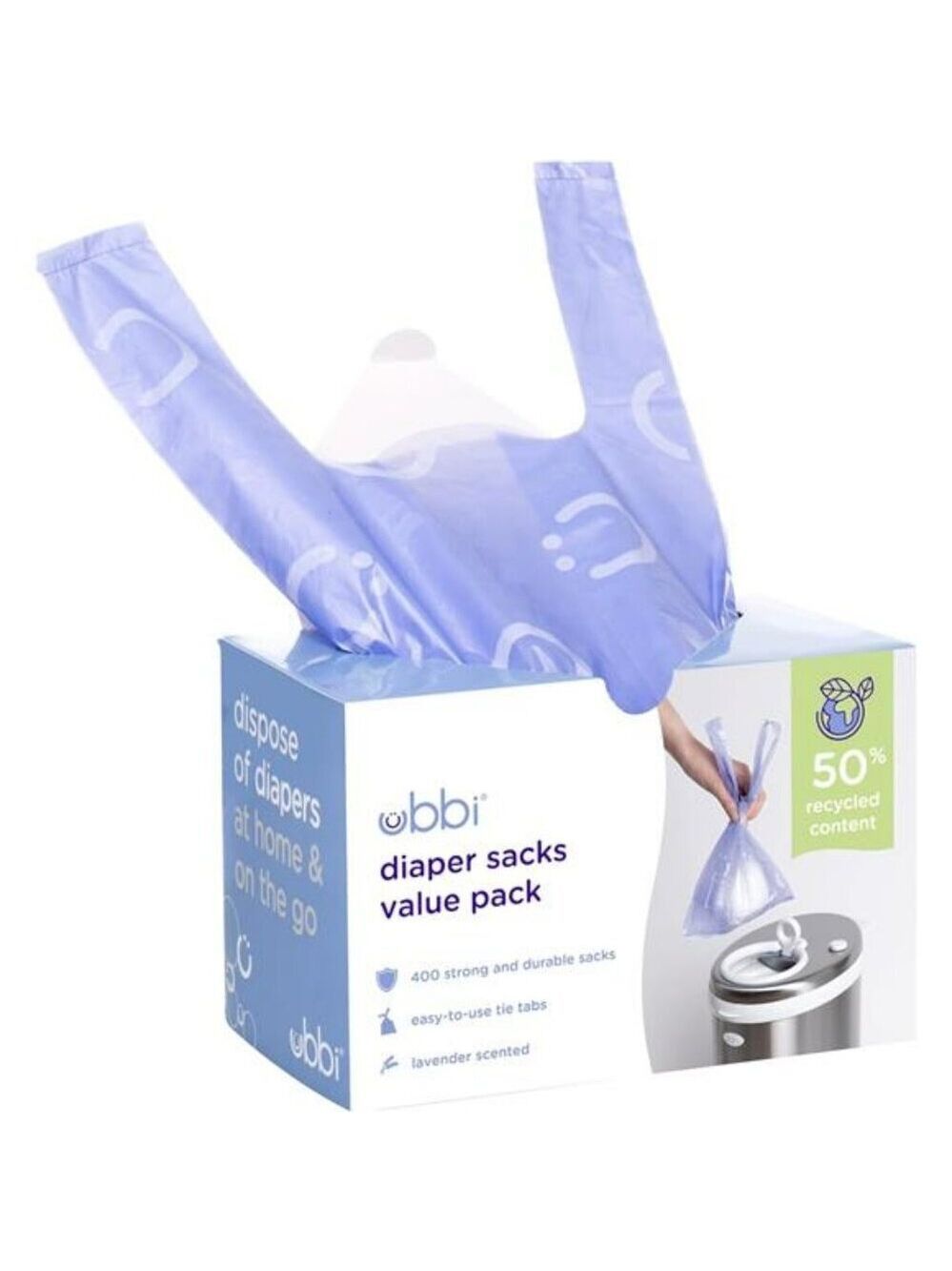 Lavender Scented Diaper Disposal Bags Leak Proof Baby or Pet Waste Sack 400ct